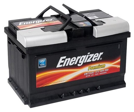 Аккумулятор автомобильный Energizer Premium EM72LB3 72Ah (о.п.)